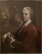 Nicolas de Largilliere Self-portrait painting